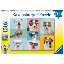 Ravensburger Kinderpuzzle - Witzige Hunde - 150 Teile Puzzle für Kinder ab 7 Jahren