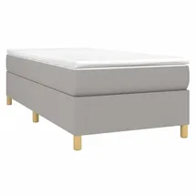 vidaXL Boxspringbettgestell 100 x 200 cm Hellgrau