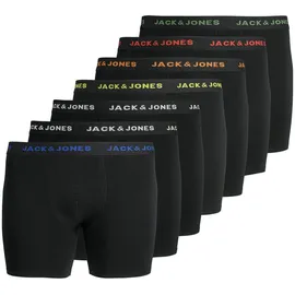 JACK & JONES Boxershort 7er Pack in Schwarz 7XL