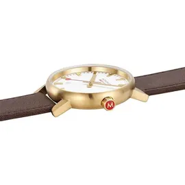 Mondaine evo2 Herrenarmbanduhr weiß 40 mm MSE.40112.LGV