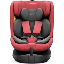 XOMAX Kindersitz 360° drehbar mit Isofix, ECE R129, 0–36 kg, verstellbar, neigbar, atmungsaktiver Bezug, 5-Punkt-Gurt, Top Tether, Autokindersitz für...