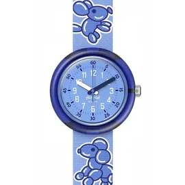 Flik Flak Airnimals 32 mm Gehäuse blau Silikonarmband blau