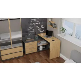 veneti DANY DANY ANTHRACITE ARTISAN Schreibtisch