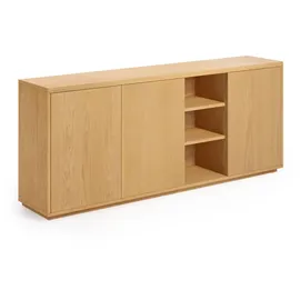 Kave Home Sideboard Abilen Holz Braun Eiche