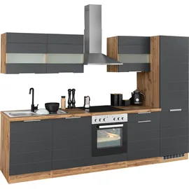 kochstation Küchenzeile KS-Luhe 300 cm grau