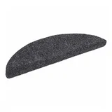 vidaXL Stufenmatten Selbstklebend 30 Stk. Dunkelgrau 56x17x3 cm