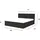 Halmon Schlafkomfort Betten Polsterbett Gent Rose 100 x 200 x 40 cm Stauraum Ohne Matratze und Lattenrost