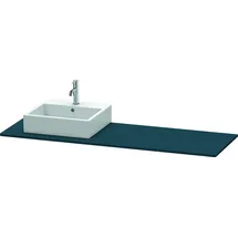 Duravit Konsole XSquare 160x55x1,6cm, m 1 AS, B li, blau s-matt