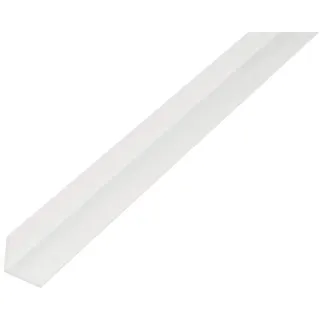 GAH Alberts Alberts Winkelprof. gleichsch., ungelocht L1000x B10x H10x S1mm Kunststoff weiß