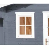 Weka Einzelfenster Weiß 69 x 79 cm für Weka Gartenhaus mit Wandstärke 21/28 mm