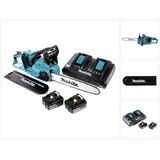 Makita DUC353PM2 inkl. 2 x 4,0 Ah Akku + Doppelladegerät / 35 cm