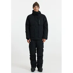 Skijacke SOS "Keilberg", Herren, Gr. XL, schwarz, 100% Polyester, unifarben, sportlich, ohne Ausschnitt, Langarm, Jacken, mit smarten Funktionen