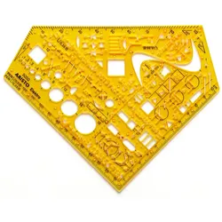 Aristo Elektro - Schablone - Buchstaben, Zahlen, Symbole
