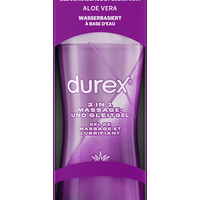 DUREX 2in1 Massage - Gleitgel Aloe Vera - 200.0 ml