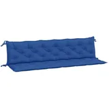 vidaXL Bankauflage 200 x 50 x 7 cm blau 2 St.
