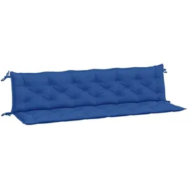 vidaXL Bankauflage 200 x 50 x 7 cm blau 2 St.