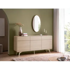 Home Affaire Torsby 180 x 84 x 39 cm Eiche Natur / Braun