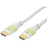 TECHLY HDMI-Kabel 10 m Weiß