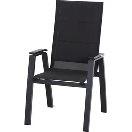 Siena Garden Milano Stapelsessel 59,5 x 69 x 105 cm anthrazit