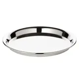 Edzard Tablett, Serviertablett Marlene, rund, versilbert, hochglanzpoliert, Durchmesser 34 cm