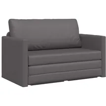 vidaXL Sofa Bett Grau 124 x 71 x 78 cm Kunstleder