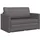 vidaXL Sofa Bett Grau 124 x 71 x 78 cm Kunstleder