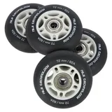 Nils Extreme PESPORT Roller Blade Räder mit Lager ABEC9-4er- Pack Indoor-/Outdoor-Rollschuh-Räder + ABEC-9 (8 Stück) Set