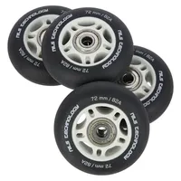 Nils Extreme PESPORT Roller Blade Räder mit Lager ABEC9-4er- Pack Indoor-/Outdoor-Rollschuh-Räder + ABEC-9 (8 Stück) Set