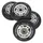 Nils Extreme PESPORT Roller Blade Räder mit Lager ABEC9-4er- Pack Indoor-/Outdoor-Rollschuh-Räder + ABEC-9 (8 Stück) Set