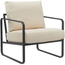 CLP Relaxsessel Manea Kunstleder 0 x 0 x 0 cm Creme
