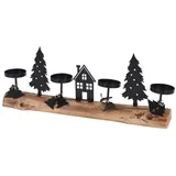 home&styling collection Kerzenhalter in schwarz | Gr.: onesize