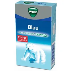 WICK BLAU VapoPlus MENTHOL Bonbons ohne Zucker  46 g Bonbons
