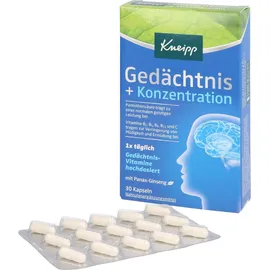 Kneipp Gedächtnis + Konzentration Kapseln 30 St.