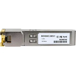 BlueOptics BO08C28S1 Transceiver, Silber