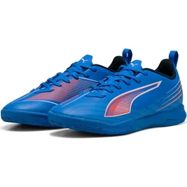 Puma Ultra 6 Play Hallenschuhe Kinder Ultra Blau / Weiß / Leuchtend Rot 37