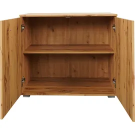 Priess Hochkommode Lindau 82 x 71 x 38 cm Beige / Braun