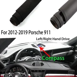 Für Porsche 911 991 2012-2019 Dashmat Dashboard Abdeckung Instrument Panel Isolierung Sonnenschutz Schutz Pad Ornamente