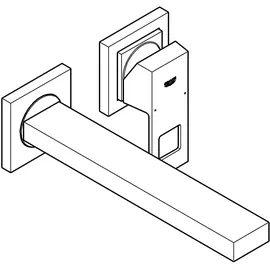 Grohe Eurocube Einhandmischer Hard Graphite