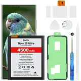 BeeFix Akku für Samsung Galaxy Note 20 Ultra (N986B), 4500mAh Hochkapazitäts-Ersatzakku für Galaxy Note 20 Ultra 5G EB-BN985ABY mit professionellen Reparaturwerkzeugen