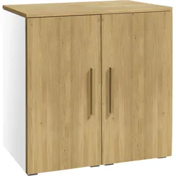 Hasena Accessoires Portina Kommode Massivholz 90x50x86 cm - teilmontiert - Weiß/Braun