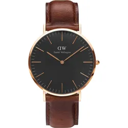 Daniel Wellington Classic Schwarz St Mawes 40mmmm Herren 