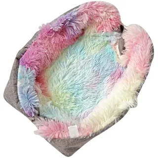 Kaiserwerk Sitzkissen Maschinenwaschbares -Hundebett, beruhigendes Hunde- und Katzenbett, weiches und flauschiges Kuschelkissen für Haustiere, Kopfkissen 80 80 Cm Mikrofaser (Pink, One Size)