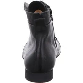 THINK! Damen Guad chromfrei gegerbte Leder gefütterte Stiefelette schwarz 42,5