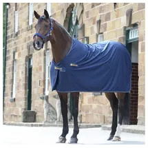 Kerbl Prize Cooler Abschwitzdecke 155 cm Navy/Gold
