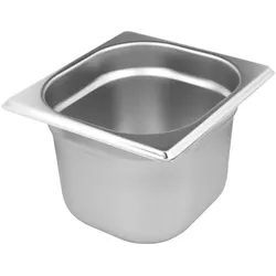 Gastronormbehälter 65mm Tiefe - Edelstahl (GN 1/6) - 65mm Tiefe