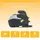 Osann Sitzerhöhung Lux Isofix universe grey i-Size
