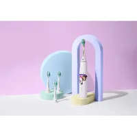 happybrush ECO VIBE KIDS Agnes + 3 Refills weiß