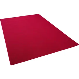 Snapstyle Feinschlingen Velour Teppich Strong Rot, 80x160cm