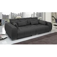 XXL Sofa Big Sofa Couch Escape in Sun 96 anthrazit inkl. 12 Kissen 276x145 cm