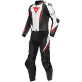 Dainese Laguna Seca 5 Lederkombi - Schwarz/Weiß/Rot / 50